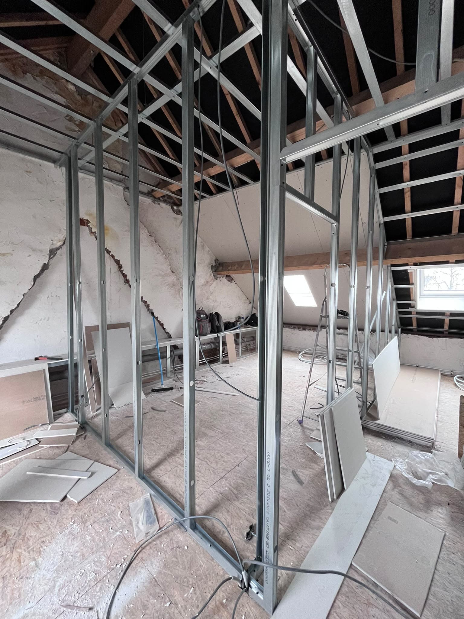Structure et habillage en Gyproc