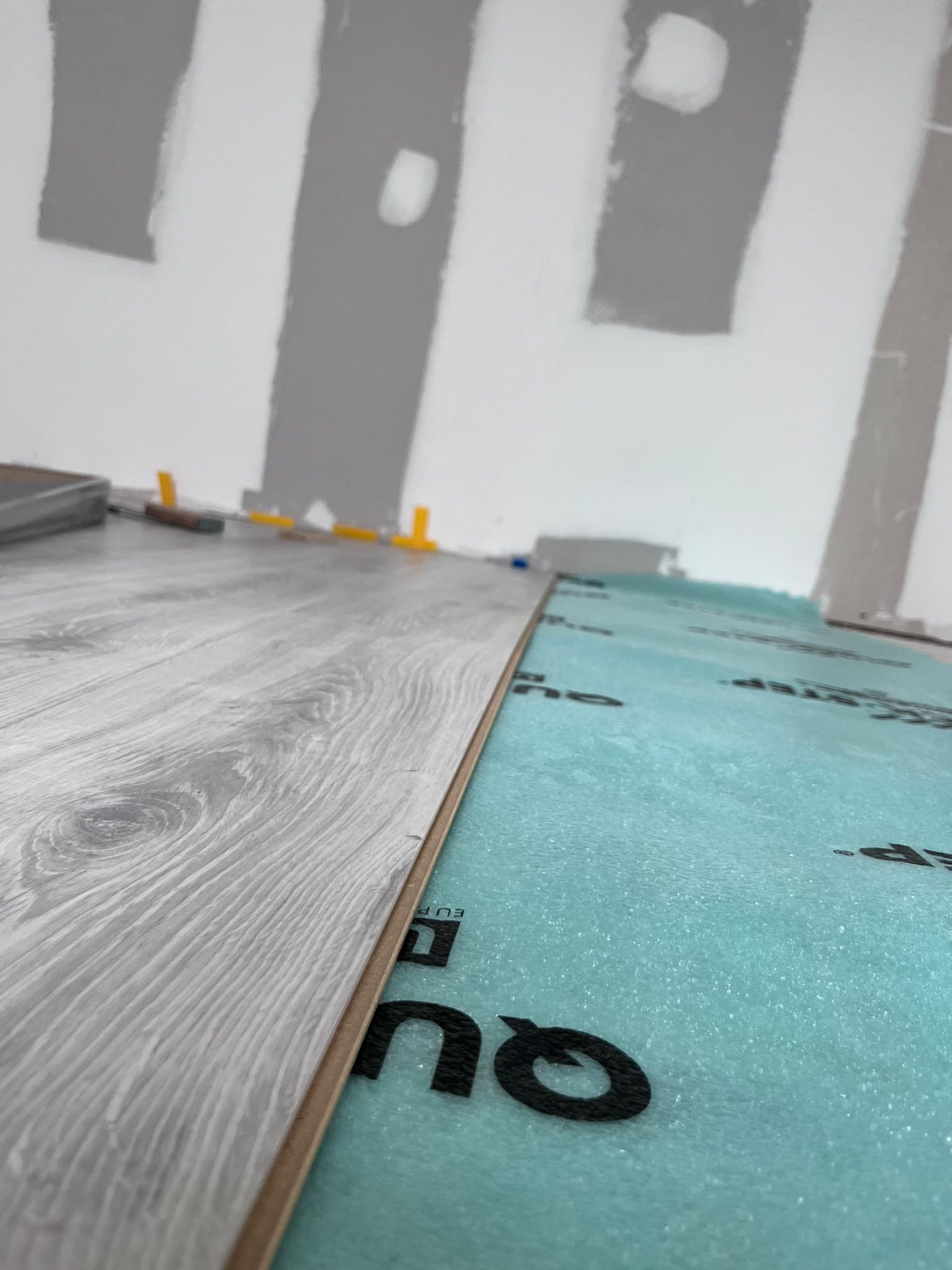 Parquet posé dans un intérieur rénové