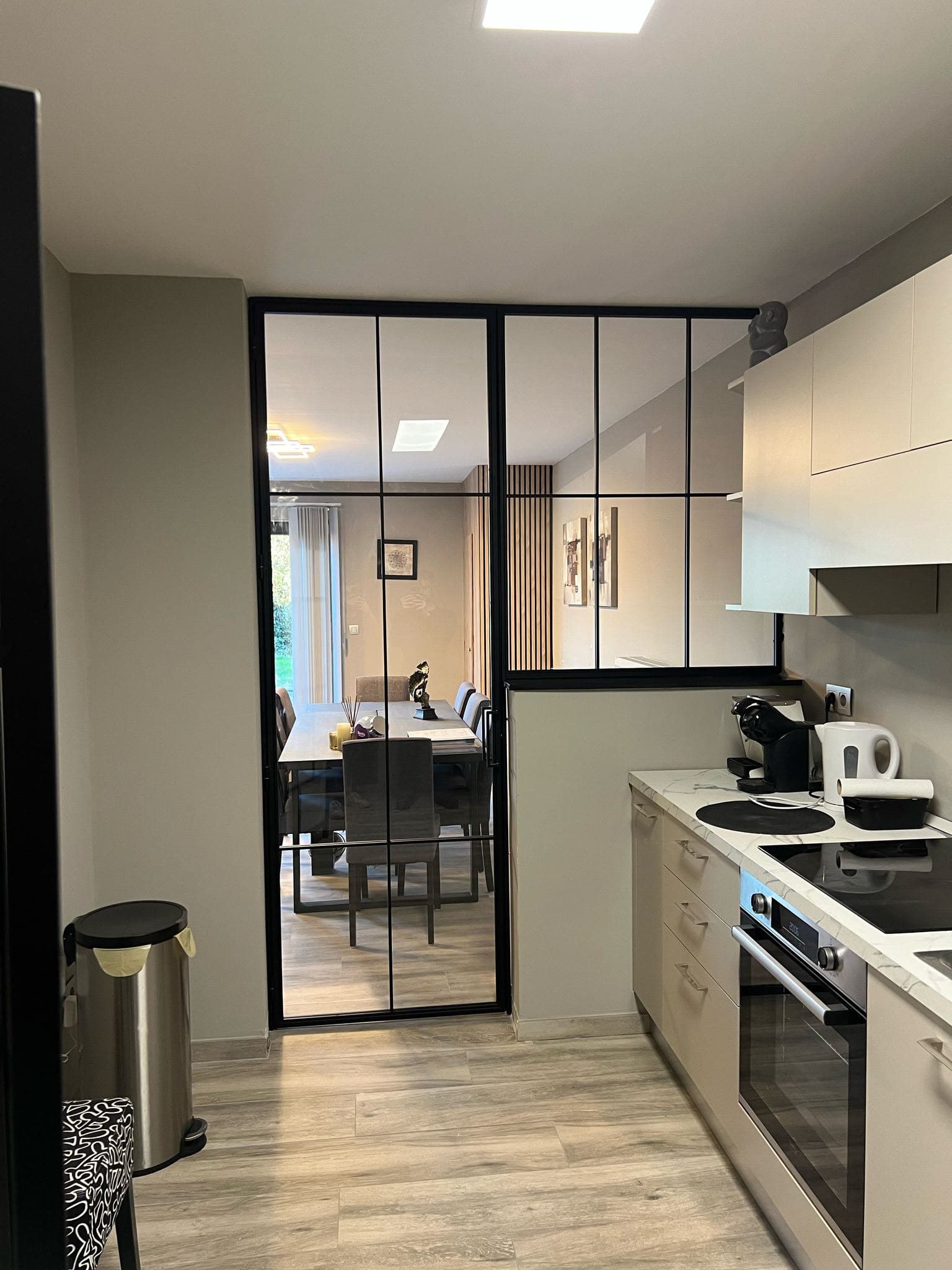 Séparation vitrée sur mesure